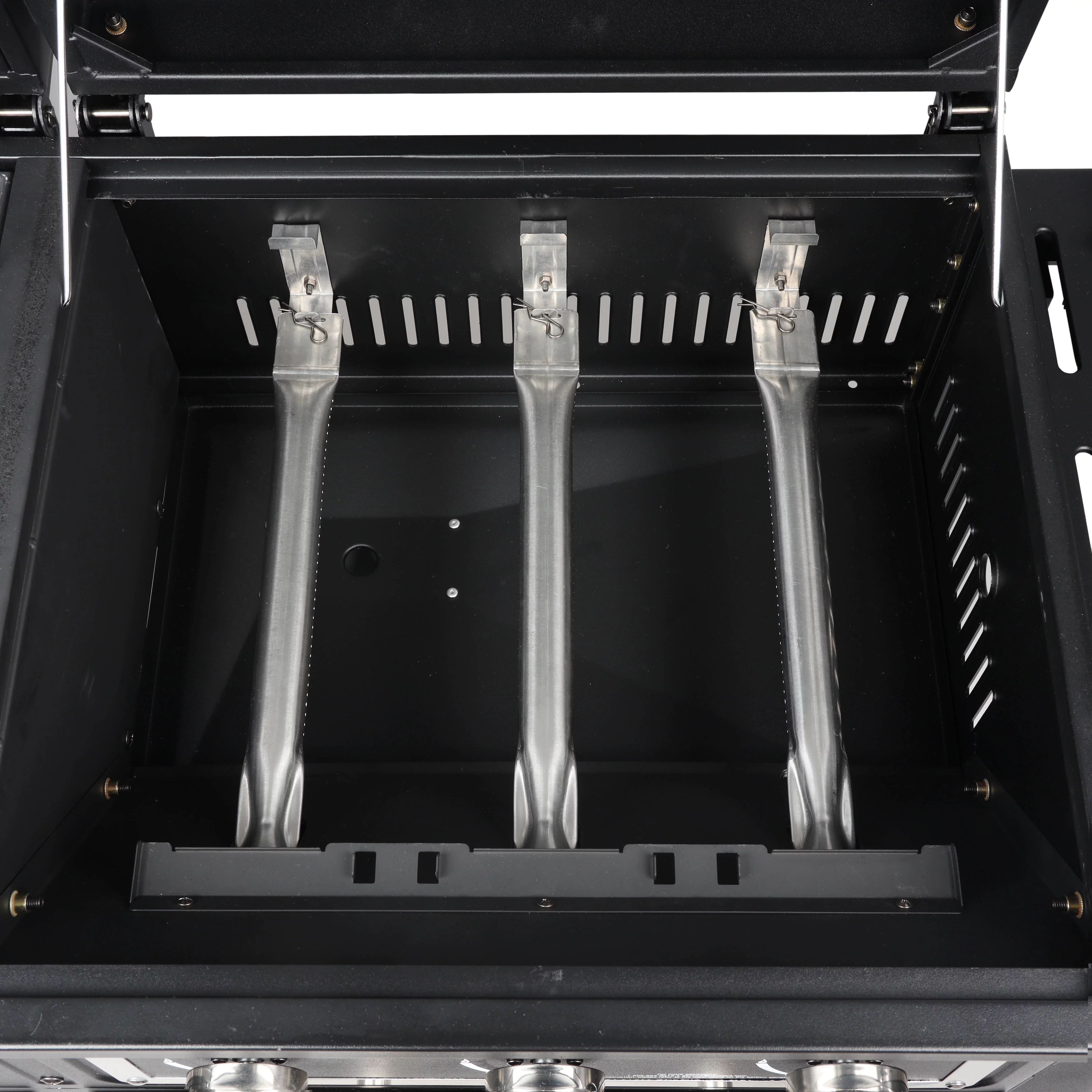 RevoAce Dual Fuel Gas & Charcoal Combo Grill, Black with Stainless