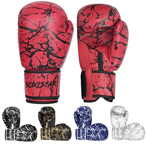 Boxistar Boxing Gloves - Men's & Women's, 8 oz to 16 oz with Optimal Padding