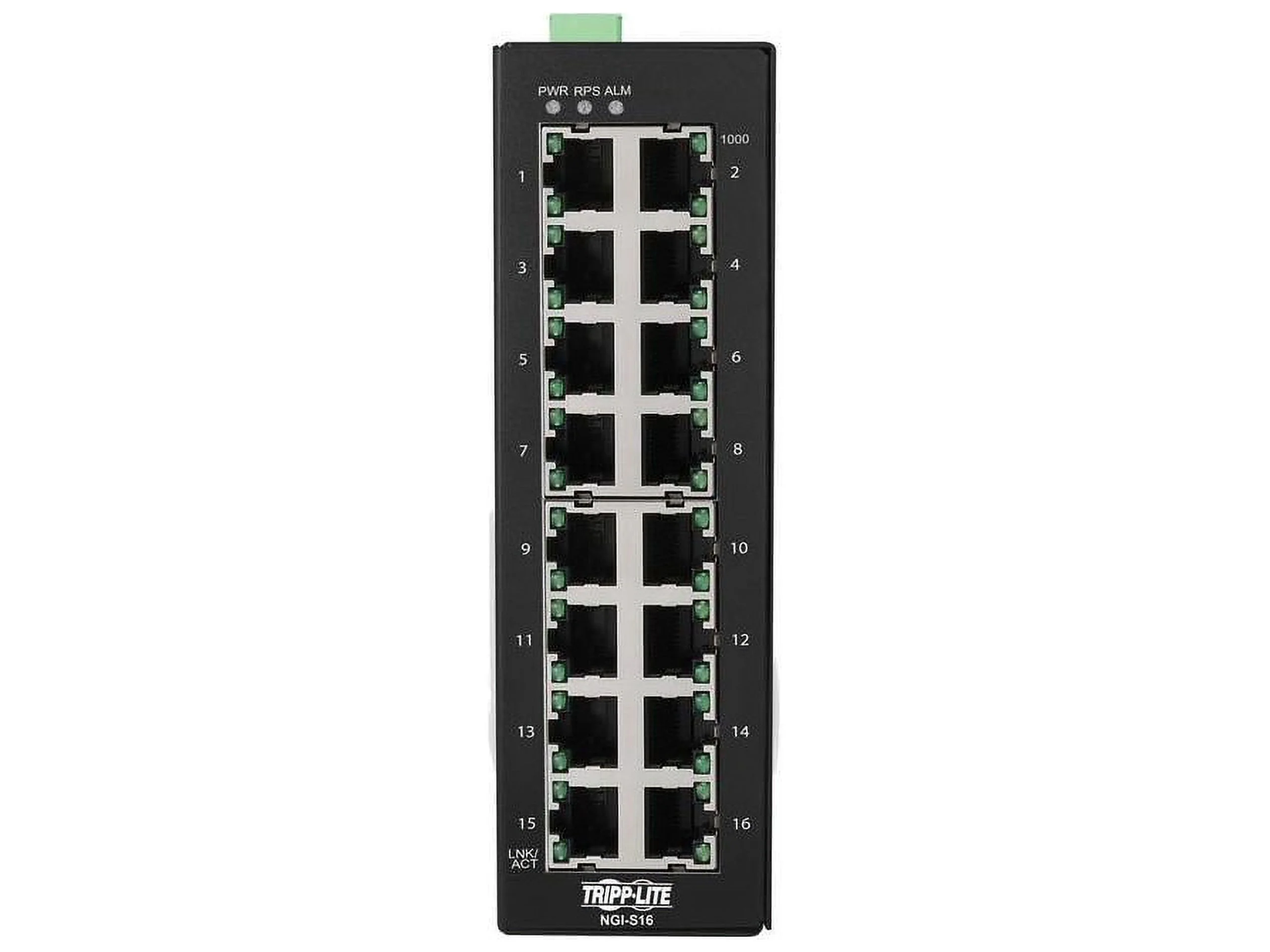 Tripp Lite by Eaton 16-Port Lite Managed Industrial Gigabit Ethernet Switch - 10/100/1000 Mbps, -10?&deg; to 60?&deg;C, DIN Mount - TAA Compliant - 16 Ports - Manageable - Gigabit Ethernet - 10/100...