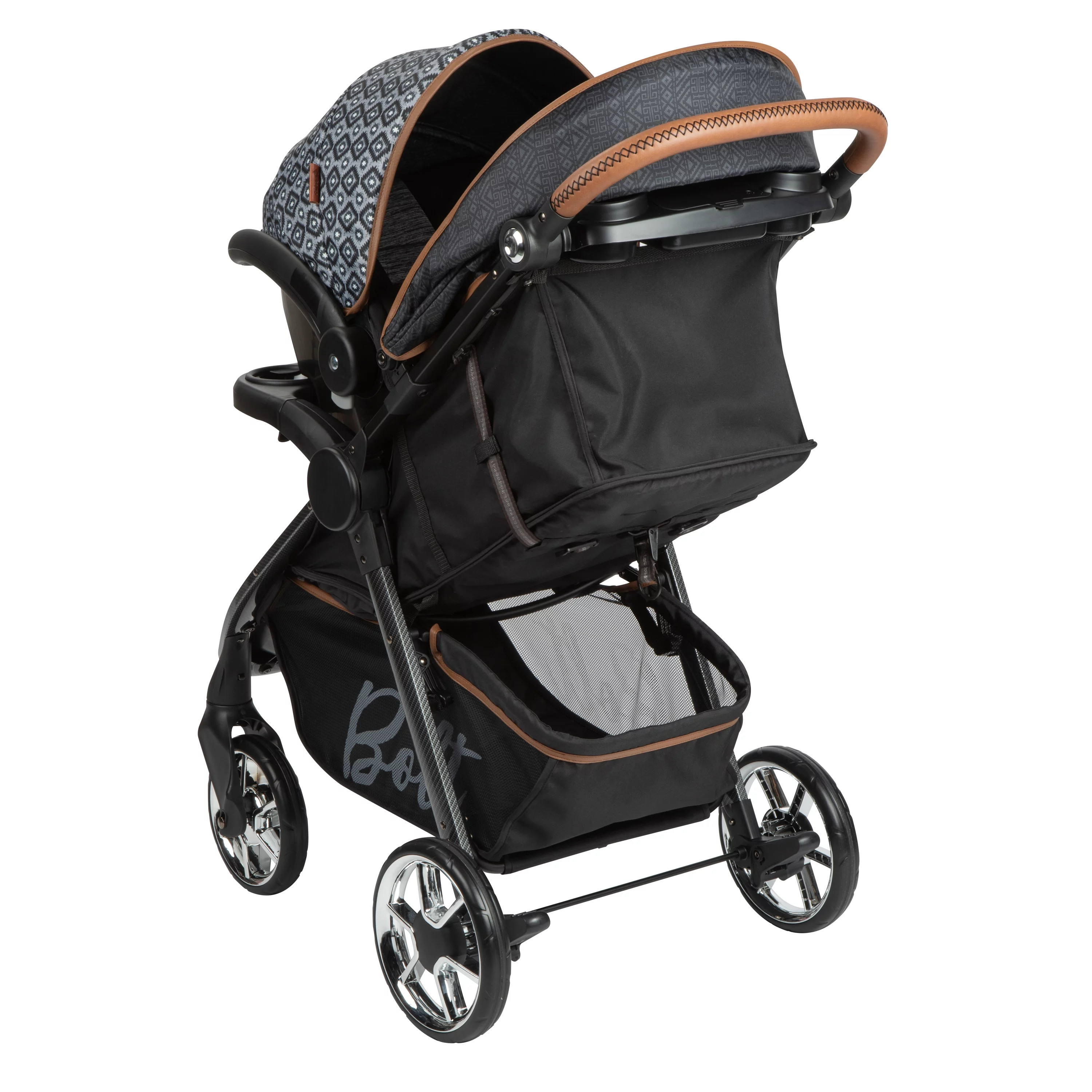 Monbebe Bolt Travel System Stroller and Infant Car Seat, Urban Boho