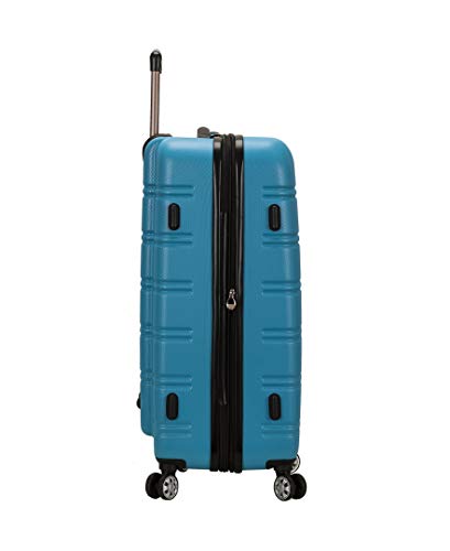 Rockland Melbourne Hardside Expandable Luggage with Spinner Wheels, 2TONEBLUE, 2 Piece (20/28)
