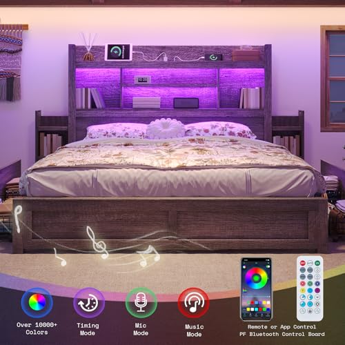 Queen Bed Frame with 49.6