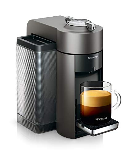 Nespresso Vertuo Coffee and Espresso Maker by De'Longhi, Graphite Metal