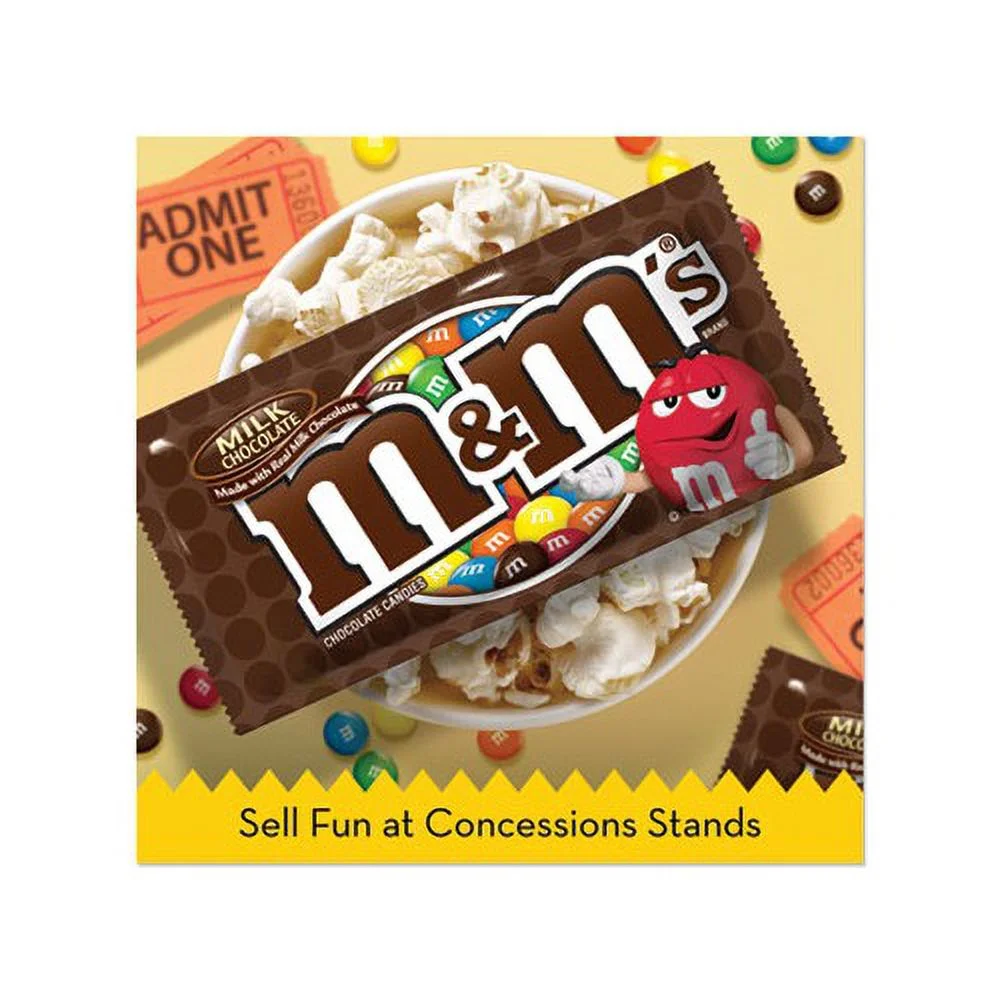 Chocolate Candies Milk Chocolate, Individually Wrapped, 1.69 oz, 36/Box