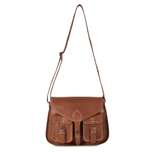 14 Inch Leather Purse Women Shoulder Bag Crossbody Satchel Ladies Tote Travel Purse Genuine Leather