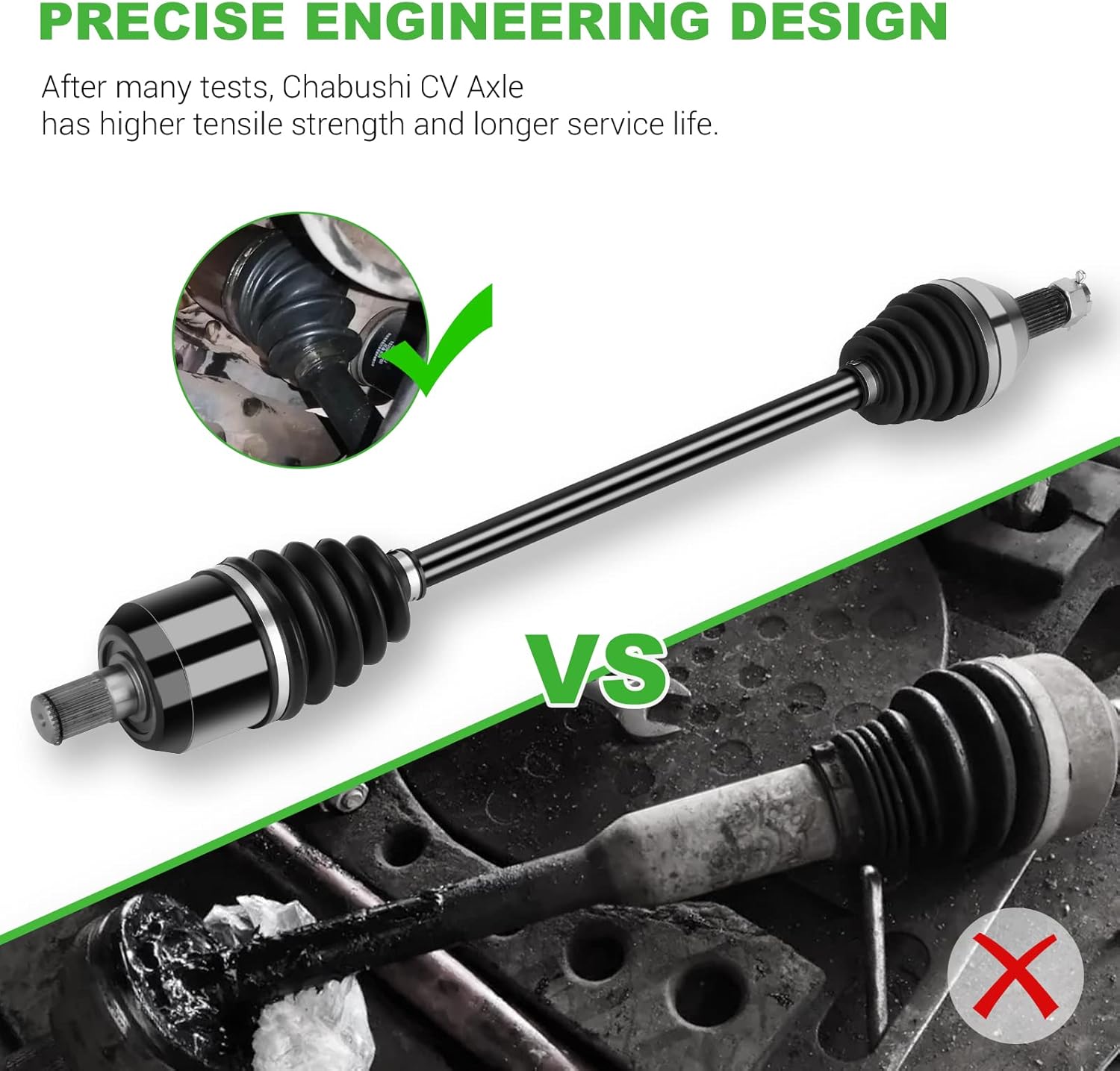 Rear Left Right CV Axle Shaft for Honda Talon 1000R SXS10S2R 2019 2020 2021 42250-HL6-A11 UTV Axle Replacement