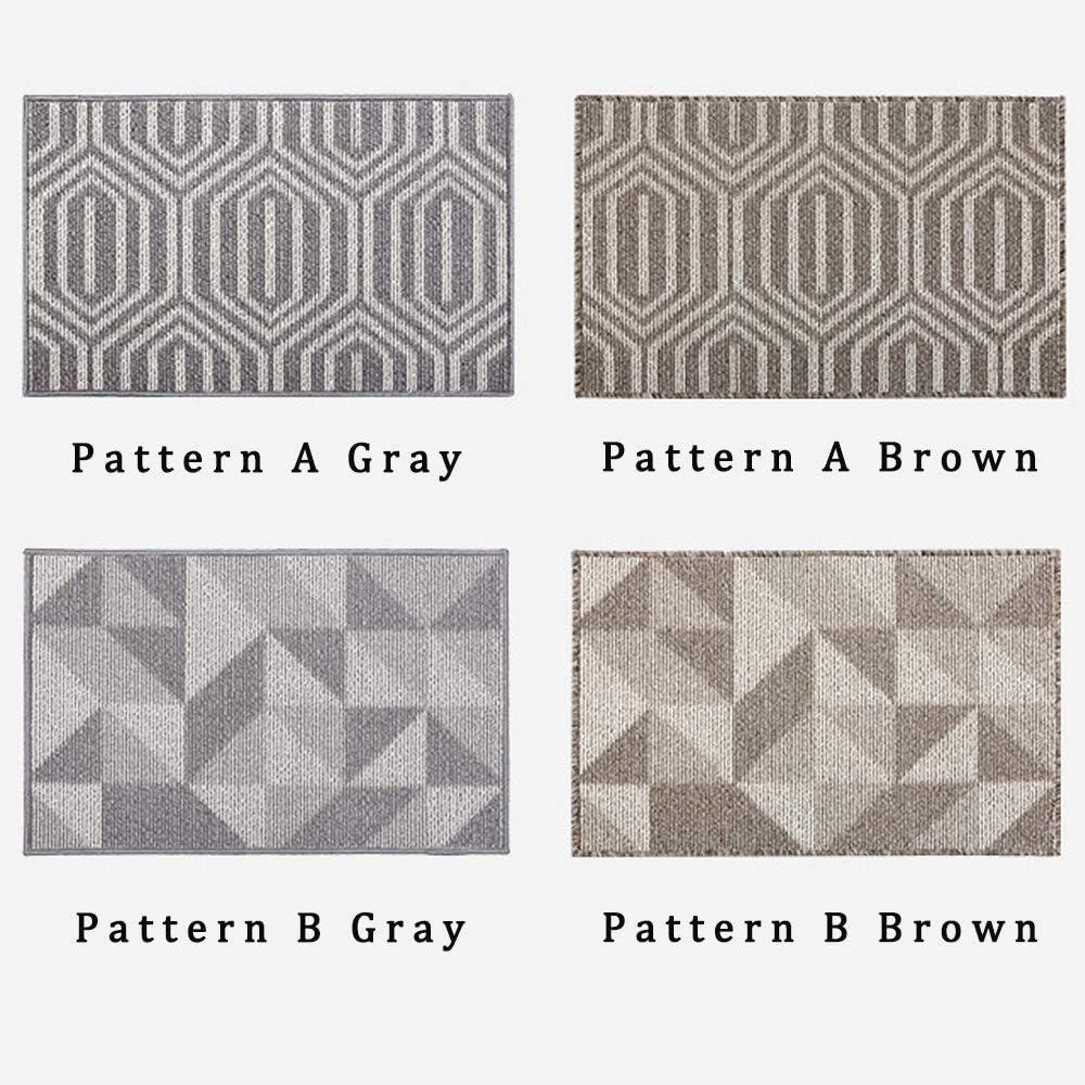 CHICHIC Gray Indoors Doormat 24 x 36 Inch Welcome Mat Front Back Indoors Door Mats for Home Entrance EntryWay Entry Rugs Machines Washable Rugs Inside Non Slip Outdoors