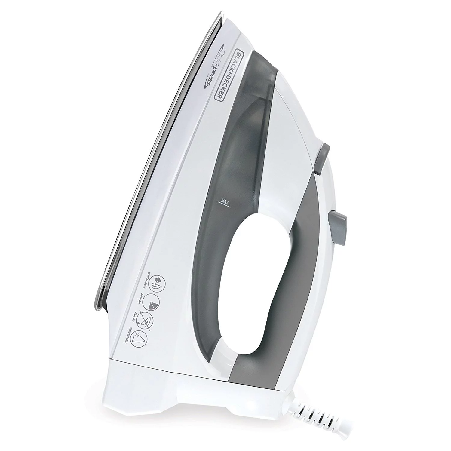 Black+Decker Quickpress Iron with Smart Steam Technology