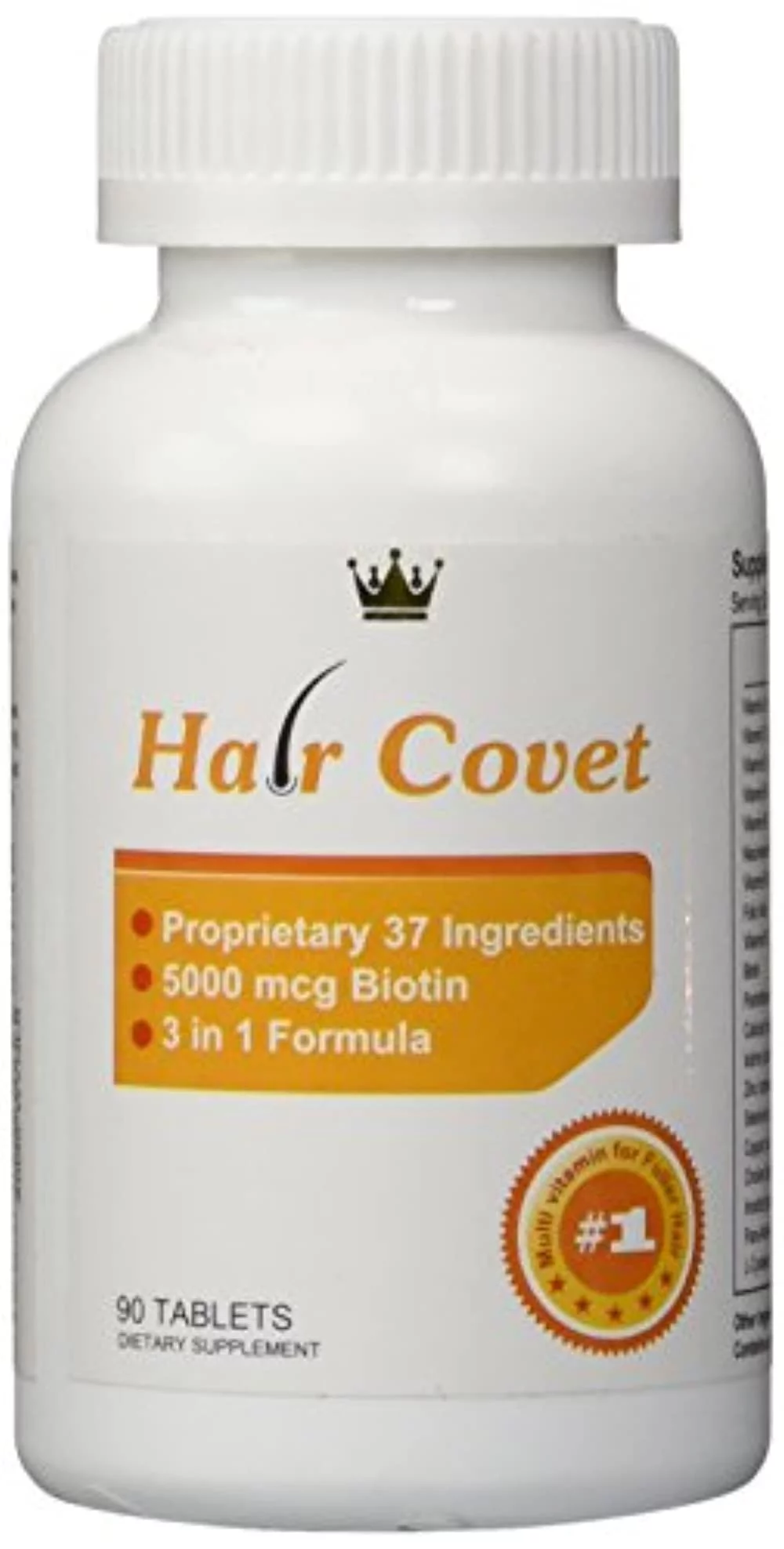 Hair Covet Hair Growth Supplement for Women (90 Tablets)