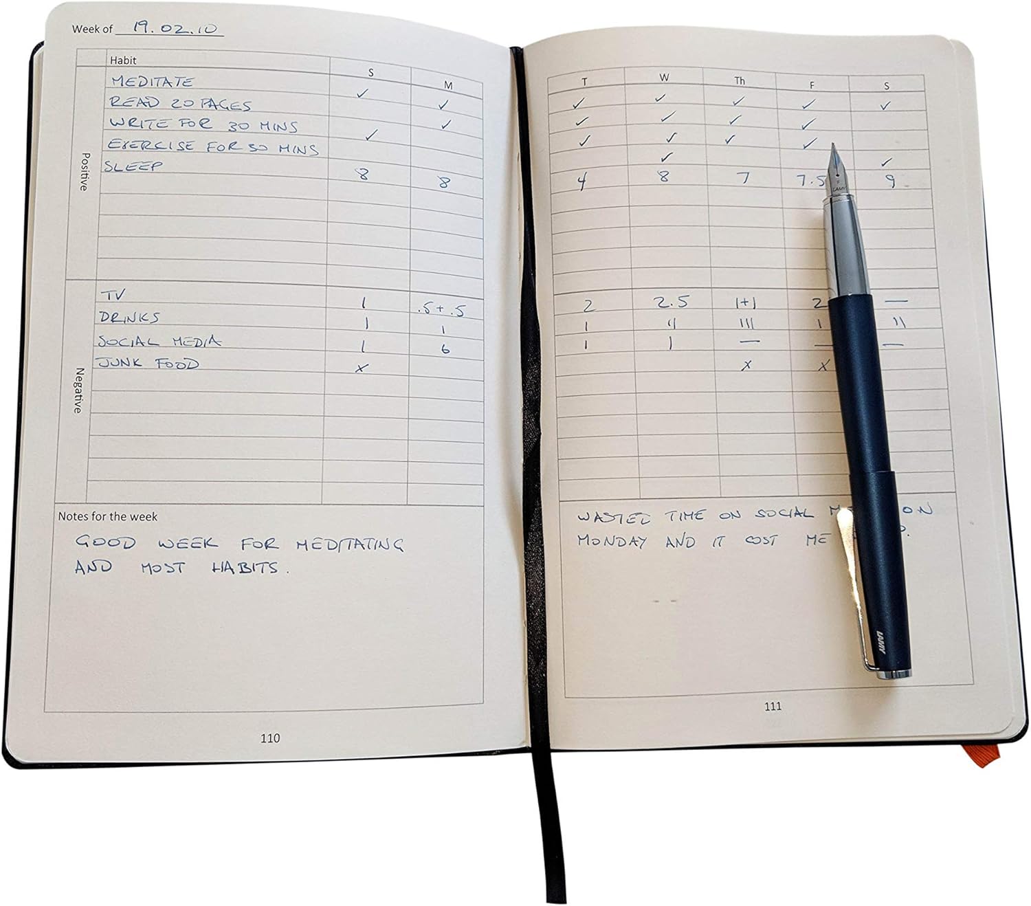Habit Tracker and Journal by NTBK - Premium Quality Daily Habit Journal and System that Will Make You Want To Build New Habits and Improve Your Life