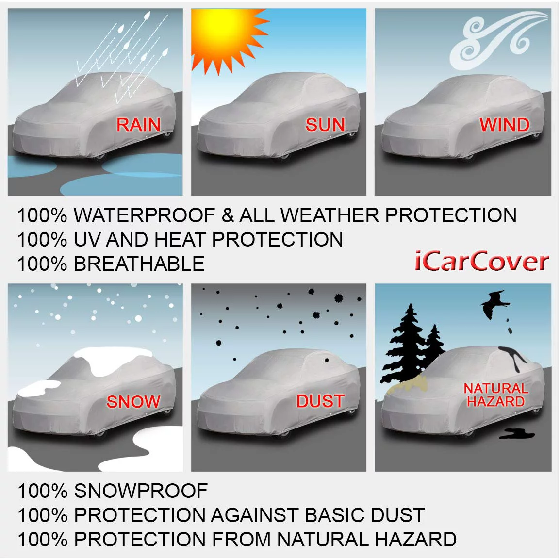Custom Car Cover Fits: [Chevy Monte Carlo] 2000-2005 Waterproof All-Weather