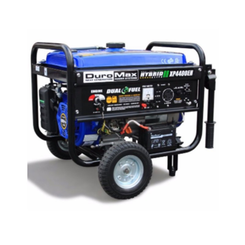DuroMax XP4400EH 4,400-Watt Electric Start Dual Fuel Hybrid Portable Generator