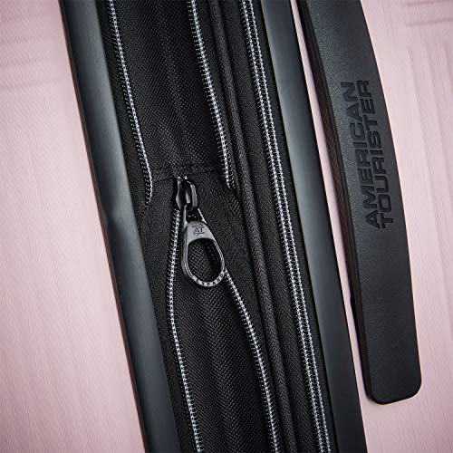 American Tourister Stratum XLT Expandable Hardside Luggage with Spinner Wheels, Jet Black, Carry-On 21-Inch