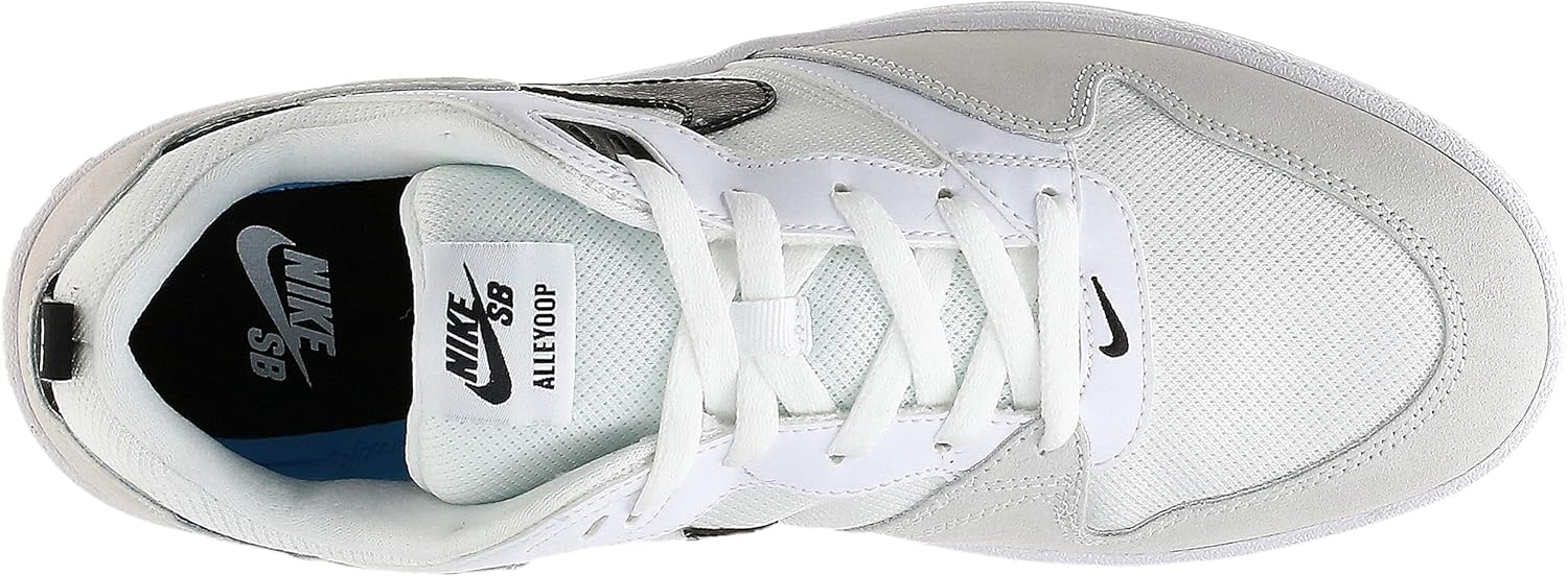 Nike SB Alleyoop Mens Trainers CJ0882 Sneakers Shoes (UK 8.5 US 9.5 EU 43, White Black White 100)