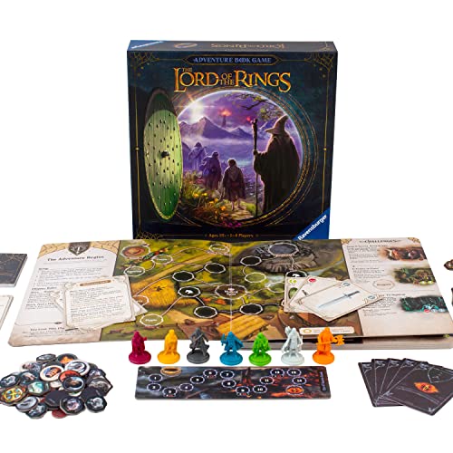 Lord of The Rings Adventure Book Game | Immersive Cooperative Gameplay | Innovative Chapter Book Format | Unique Corruption Track for Ages 10 and Up