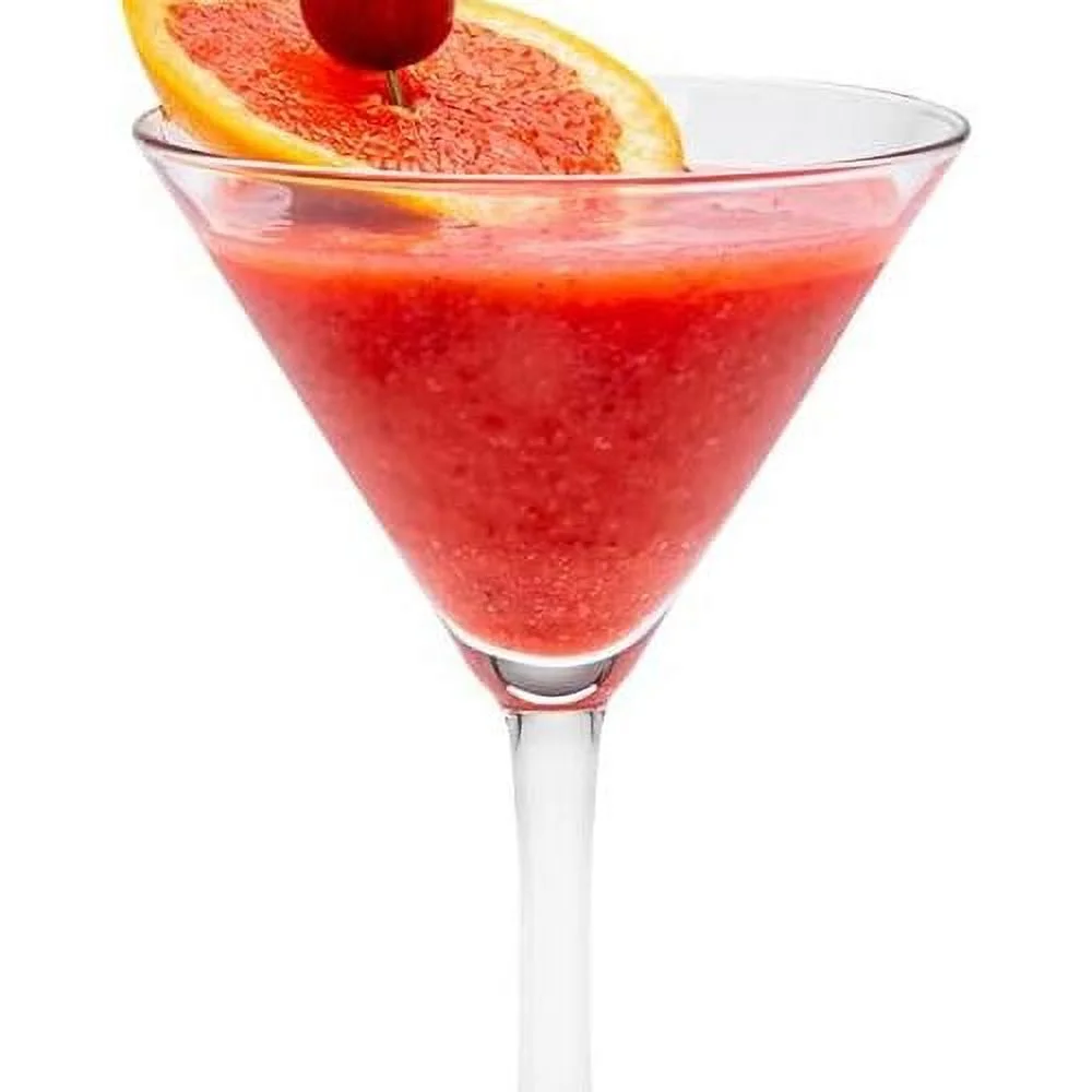 Cascata 9 Ounce Stemmed Martini Glasses, Set Of 6 Tempered Martini Glasses - Chip-Resistant, Fine-Blown Glass Martini Glass Set, Dishwasher-Safe, For Martinis Or Cocktails