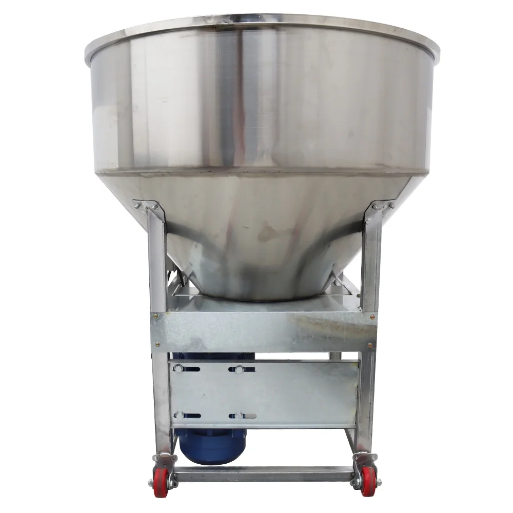 Techtongda 440Lbs Feed Mixer Granular Plastic Mixer Blender Mixing Machine Stainless Steel 220V