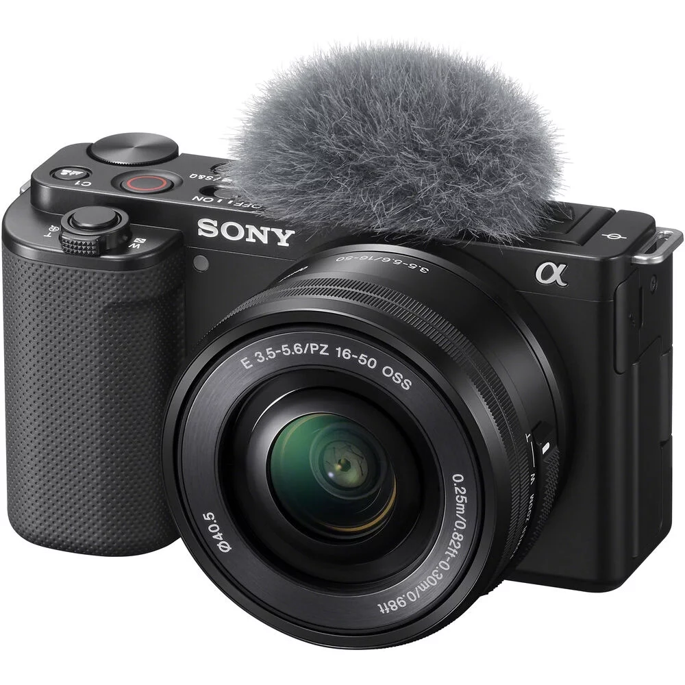 Sony ZV-E10 Mirrorless Camera with 16-50mm Lens + 64GB Memory Card + Bag + More