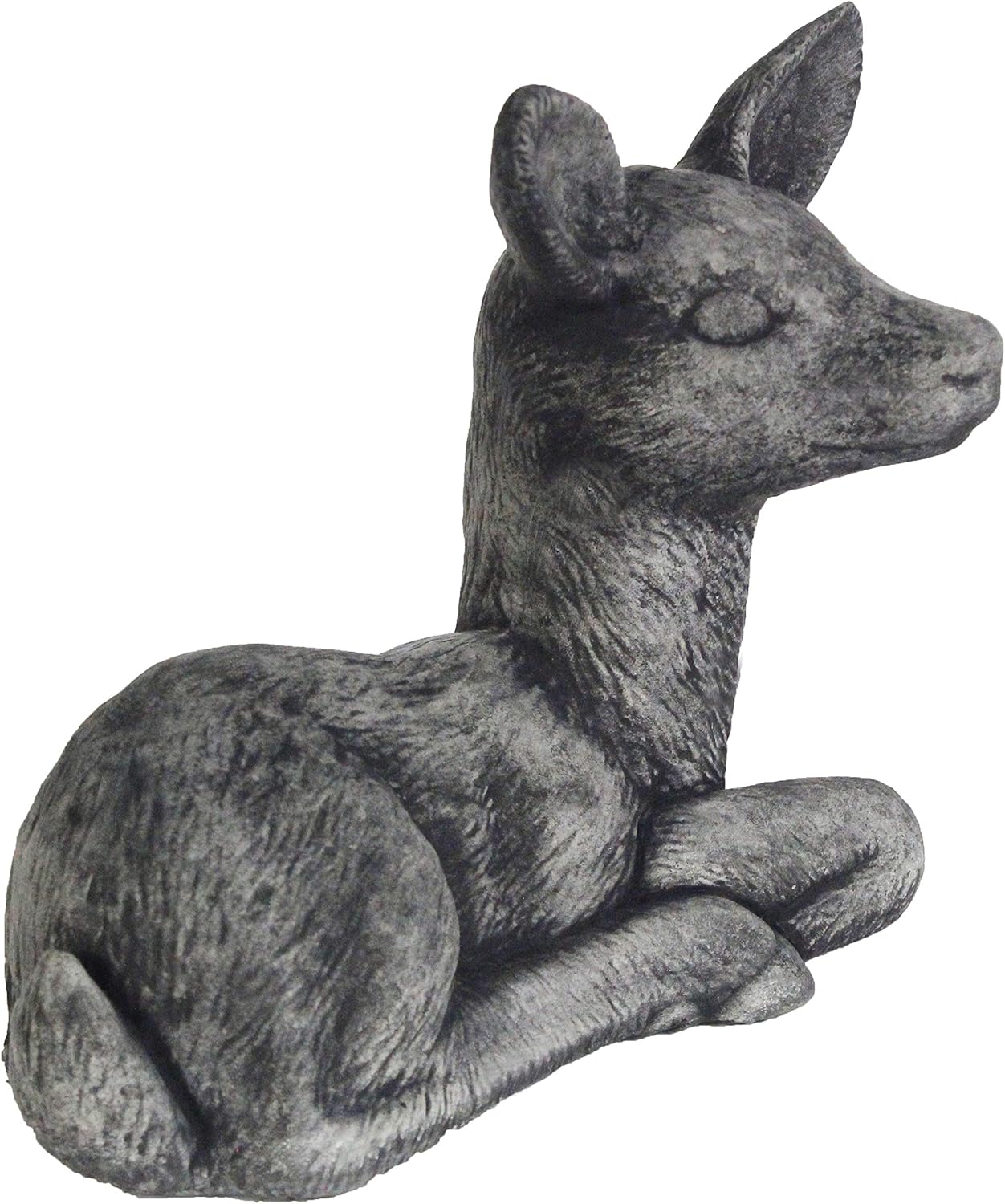 Sitting Deer Concrete Statue Sculpture Cement Deer Statue for Indoor and Outdoor Garden Decor