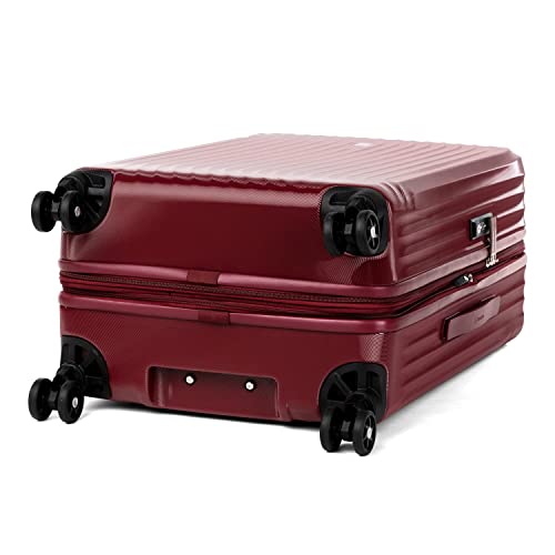 Travelpro Maxlite Air Hardside Expandable Carry on Luggage, 8 Spinner Wheels, Lightweight Hard Shell Polycarbonate Suitcase, Shadow Grey, Carry On 21-Inch