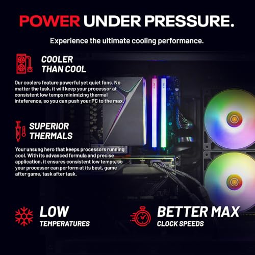 Skytech Gaming Azure 3 Desktop PC, Ryzen 5 9600X 3.9 Ghz (5.4GHz Turbo), NVIDIA RTX 5060 Ti 16GB, 1TB Gen4 NVMe SSD, 16GB DDR5 RAM 5200, 650W Gold PSU, Wi-Fi, Win 11