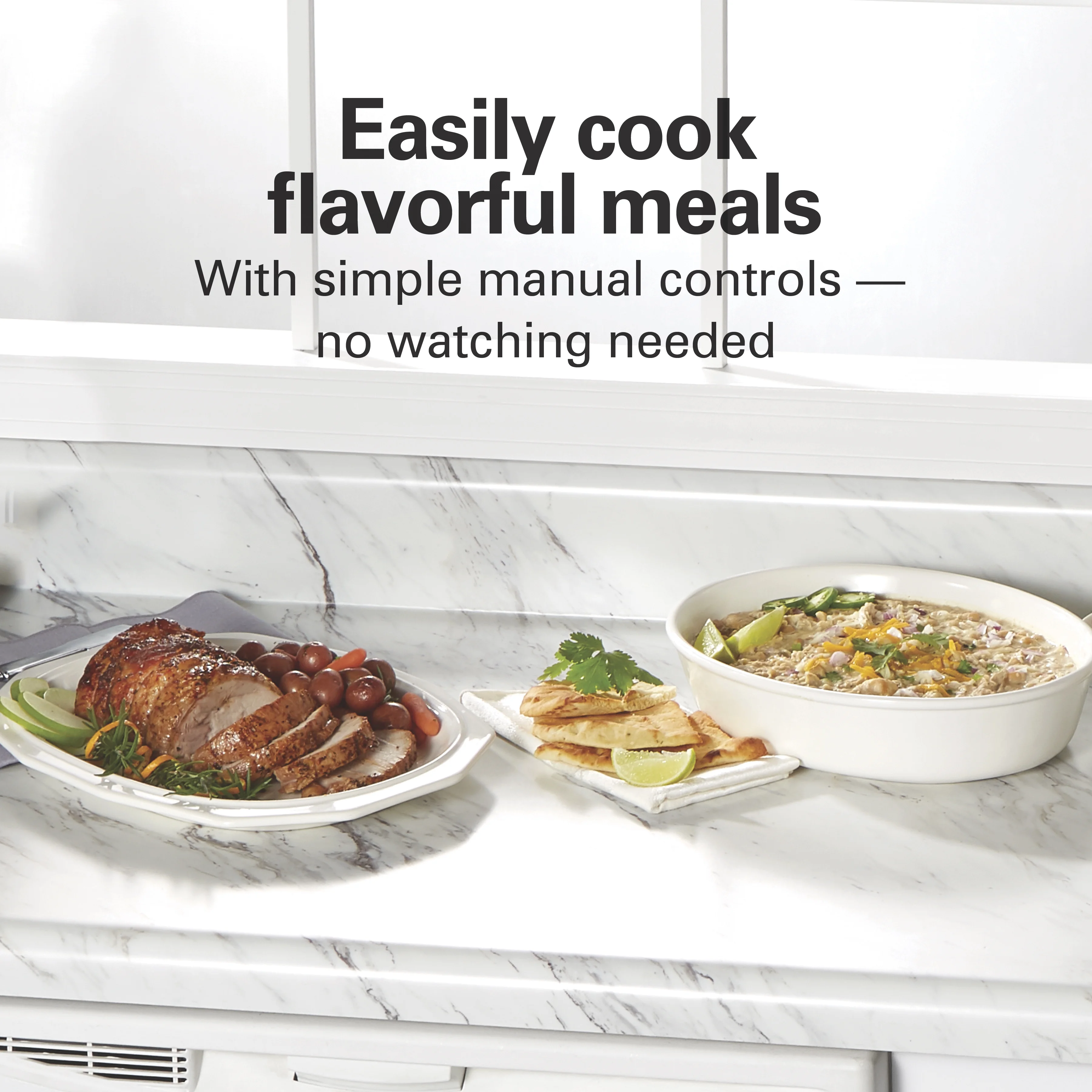 Hamilton Beach Slow Cooker, 8 Quart Capacity, Extra-Large, Serves 10+, Removable Crock, Black, 33185