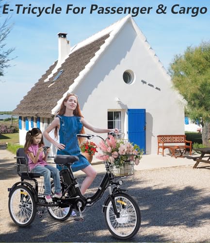 Adult Electric Tricycle Adult Tricycle 3 Wheel Bikes Adults Electric Three Wheel Bike