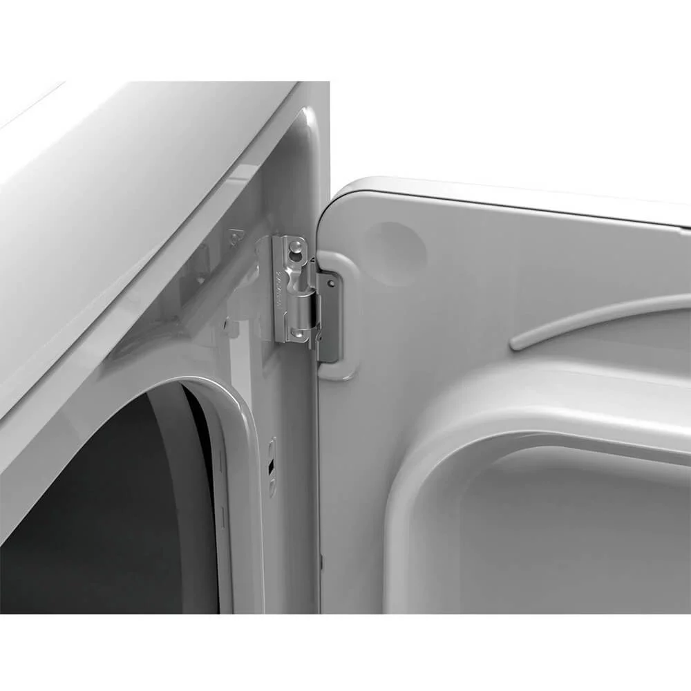 GE GTX52GASPWB 6.2 Cu. Ft. White Front Loading Aluminized Alloy Drum Gas Dryer