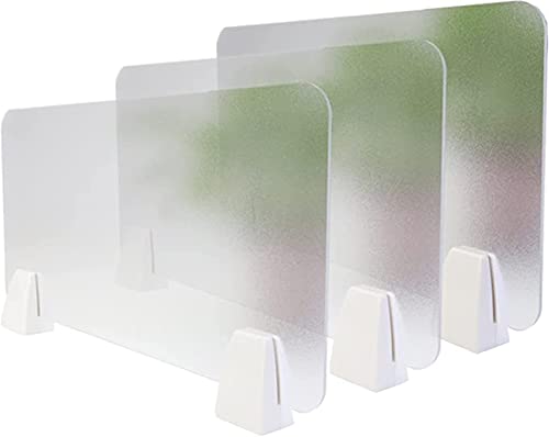 Desk Divider Desk Partition Desk Privacy Panel，Acoustic Partition for Desk Privacy Home & Office Partitions Table Top Workstation, Clamp-on Cubicle Wall(40x30cm)