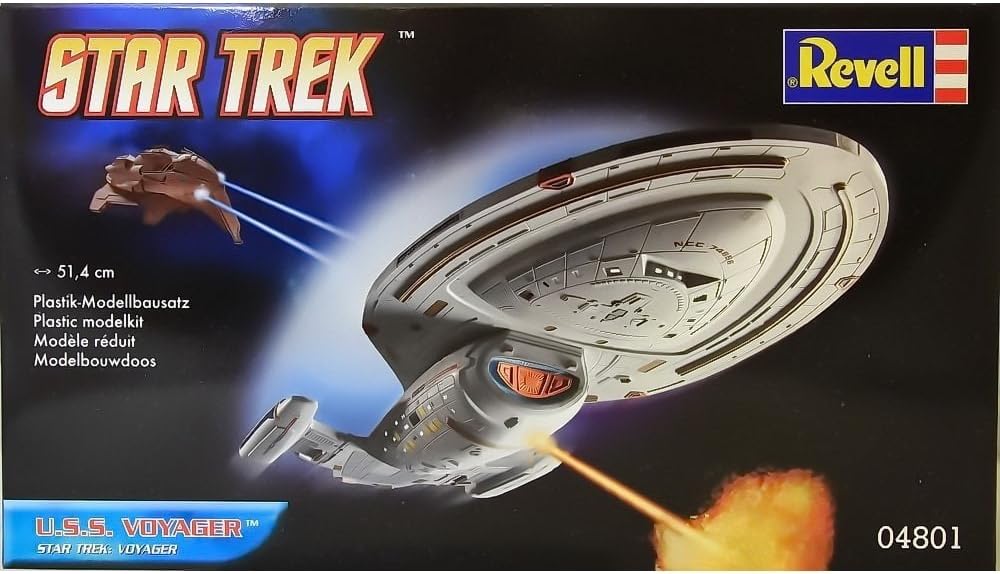 Revell U.S.S. Voyager (Star Trek) Model Kit, 1:670 Scale, 51.4 cm