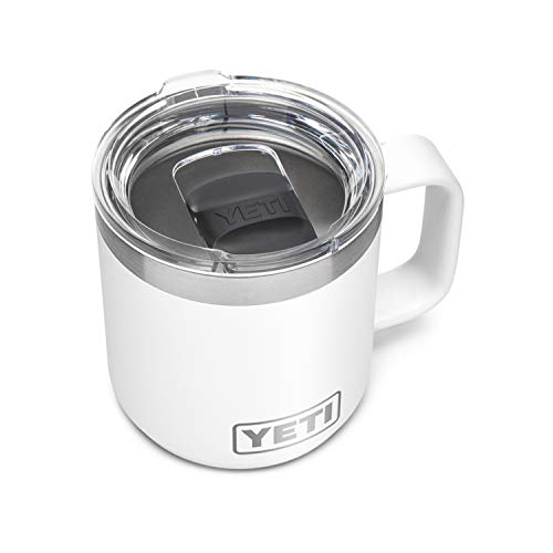 YETI Rambler 10 oz Stackable Mug, Vacuum Insulated, Stainless Steel with MagSlider Lid, Stainless