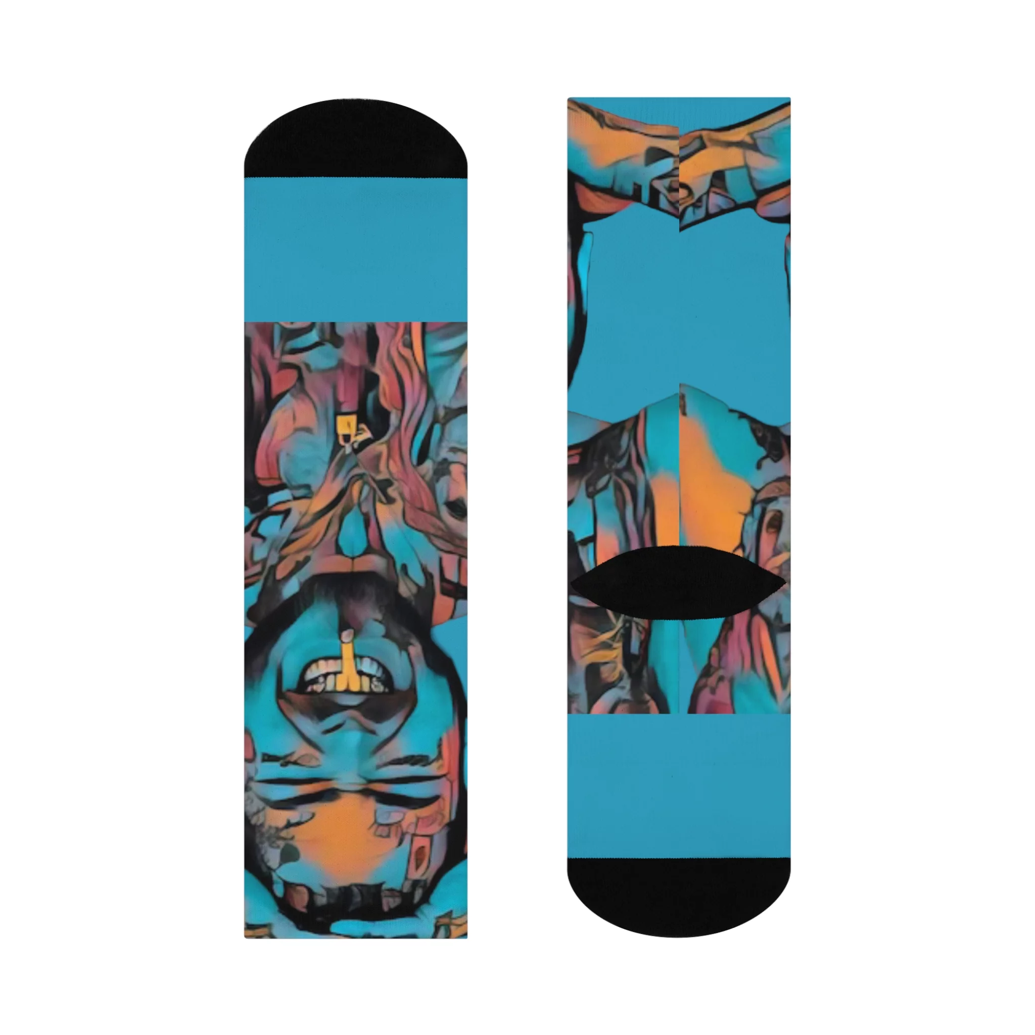 Post Malone Hands Up Cushioned Crew Socks