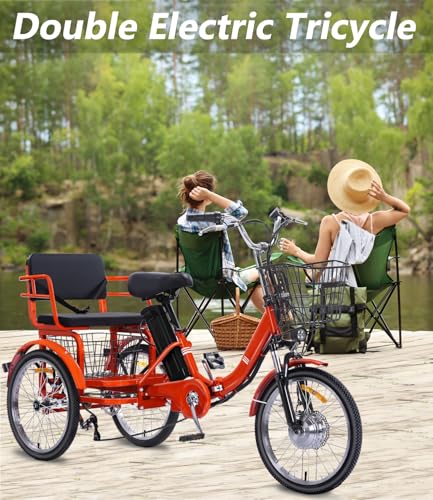 Adult Electric Tricycle Adult Tricycle 3 Wheel Bikes Adults Electric Three Wheel Bike