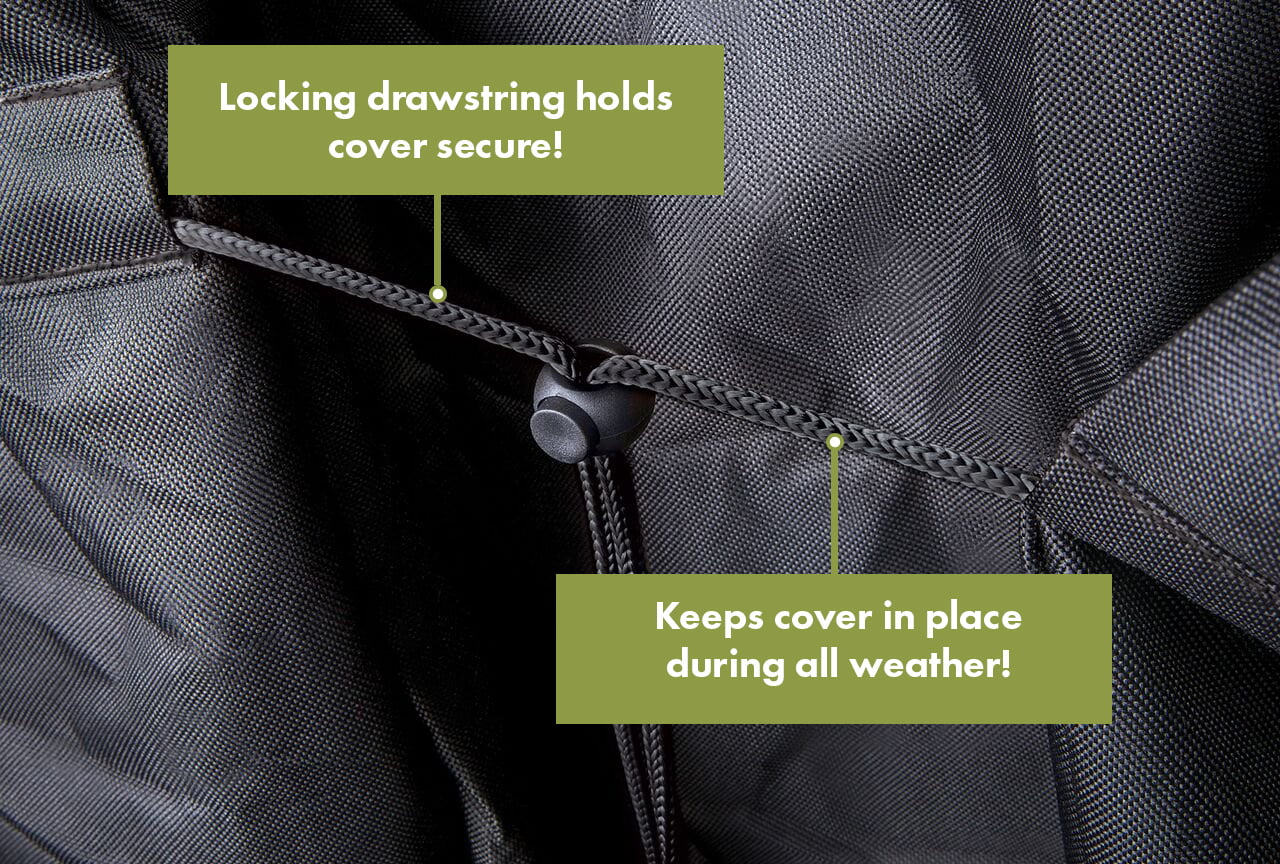 Cuisinart 65-In. Heavy-Duty Rectangular Grill Cover in Black