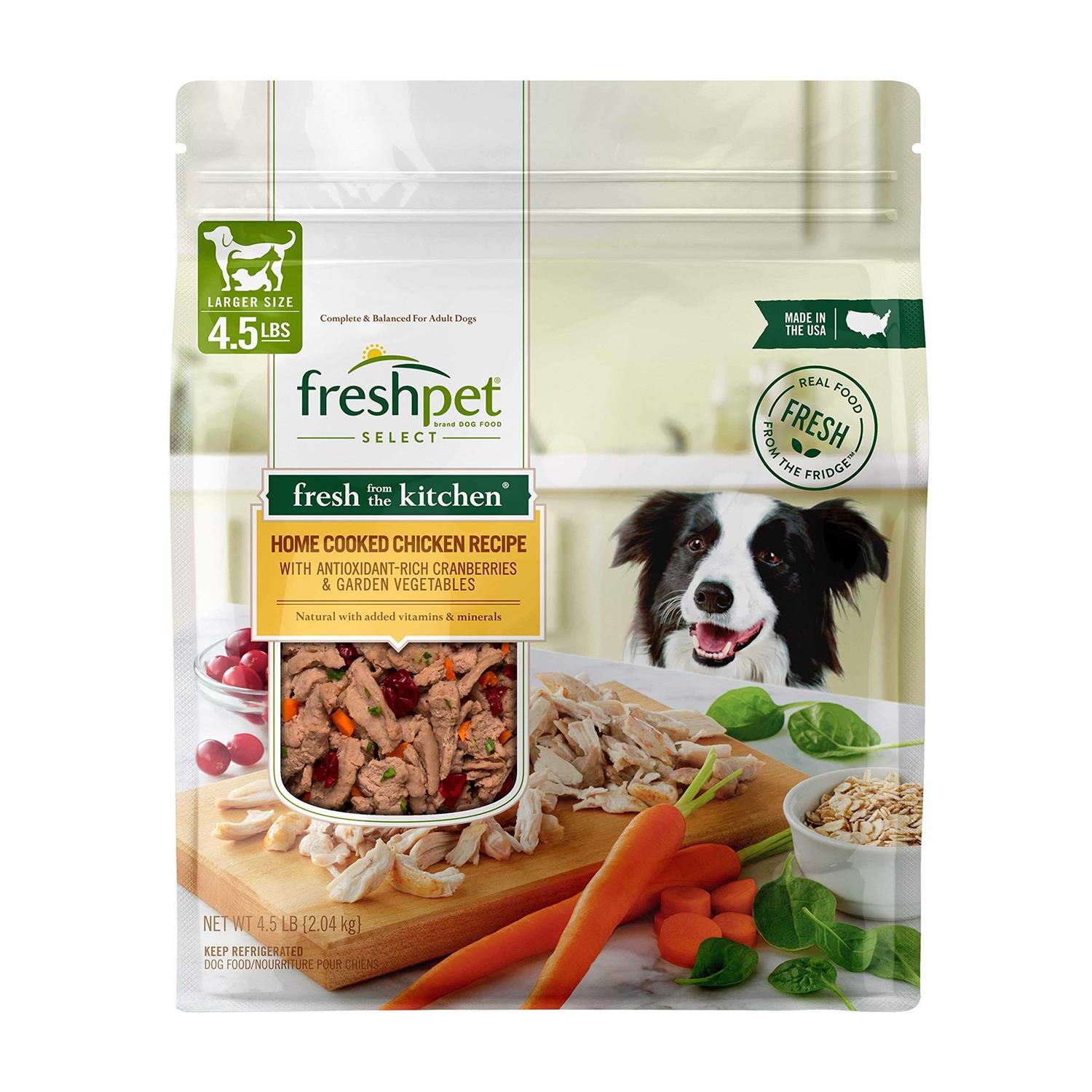 Freshpet Fresh from the Kitchen Select Home Cooked Chicken Recipe Dog Food - Pet Supplies online store