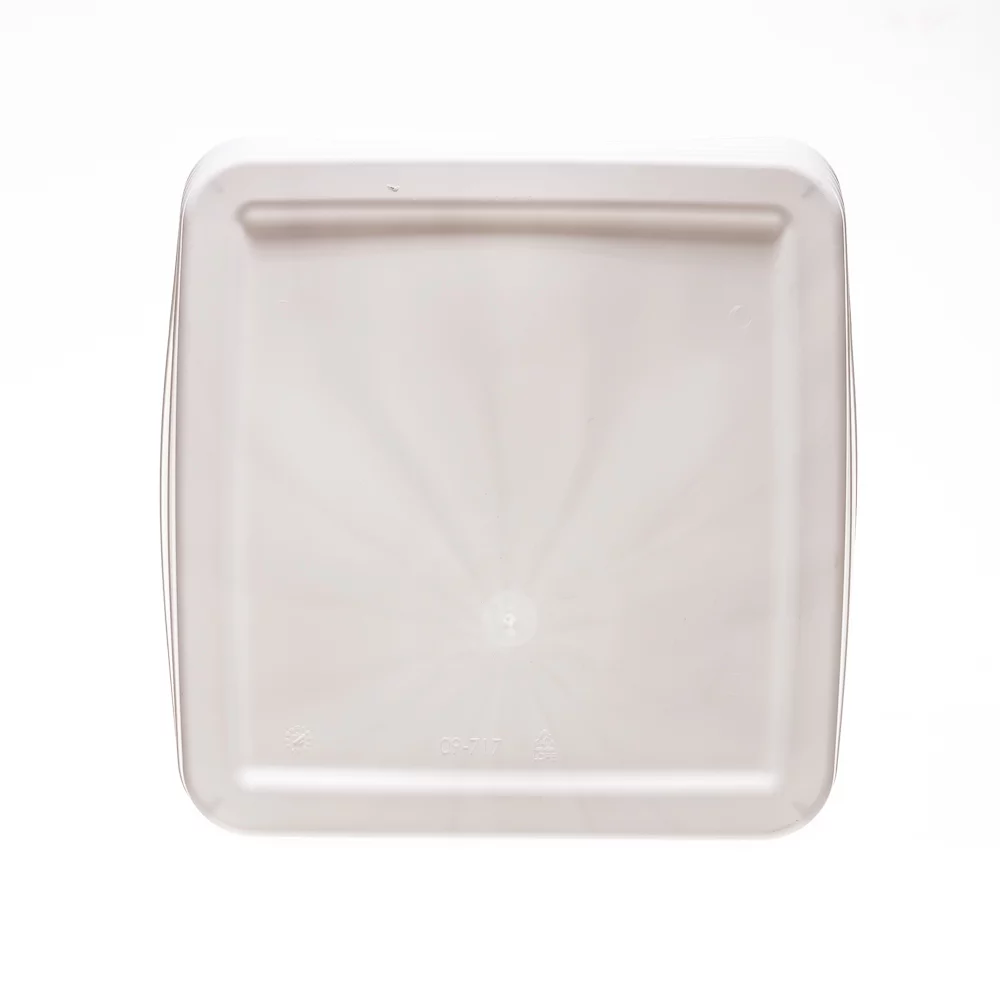 Mainstays Flexible Plastic Closet Bin, White, 4 pack