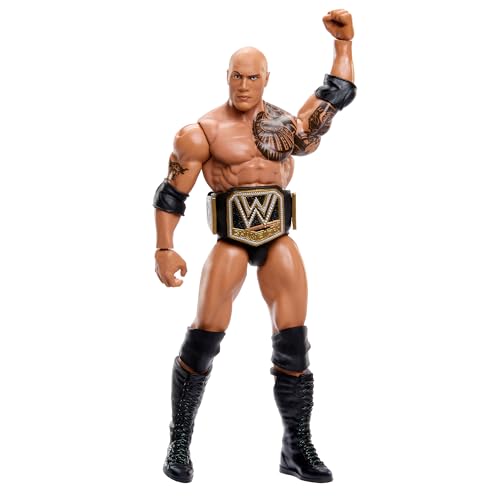 WWE The Rock Main Event Champions 5 Toy Wrestling Action Figure