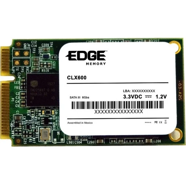 EDGE CLX600 500 GB Solid State Drive, mSATA (MO-300) Internal, SATA (SATA/600), TAA Compliant