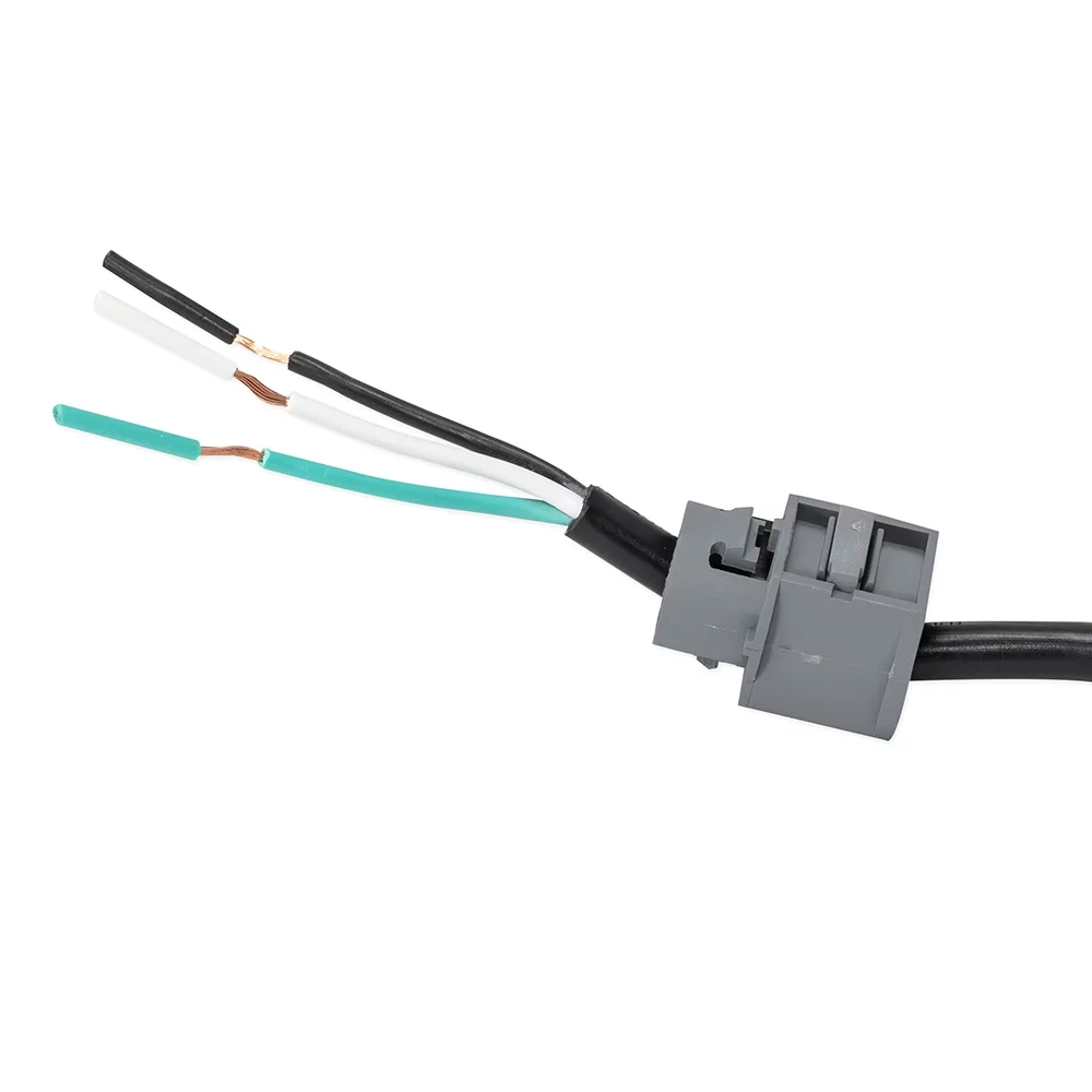 Eastman 69011 Universal 3-Prong 13 Amp Dishwasher Power Cord Kit, 5.3 Ft, Black