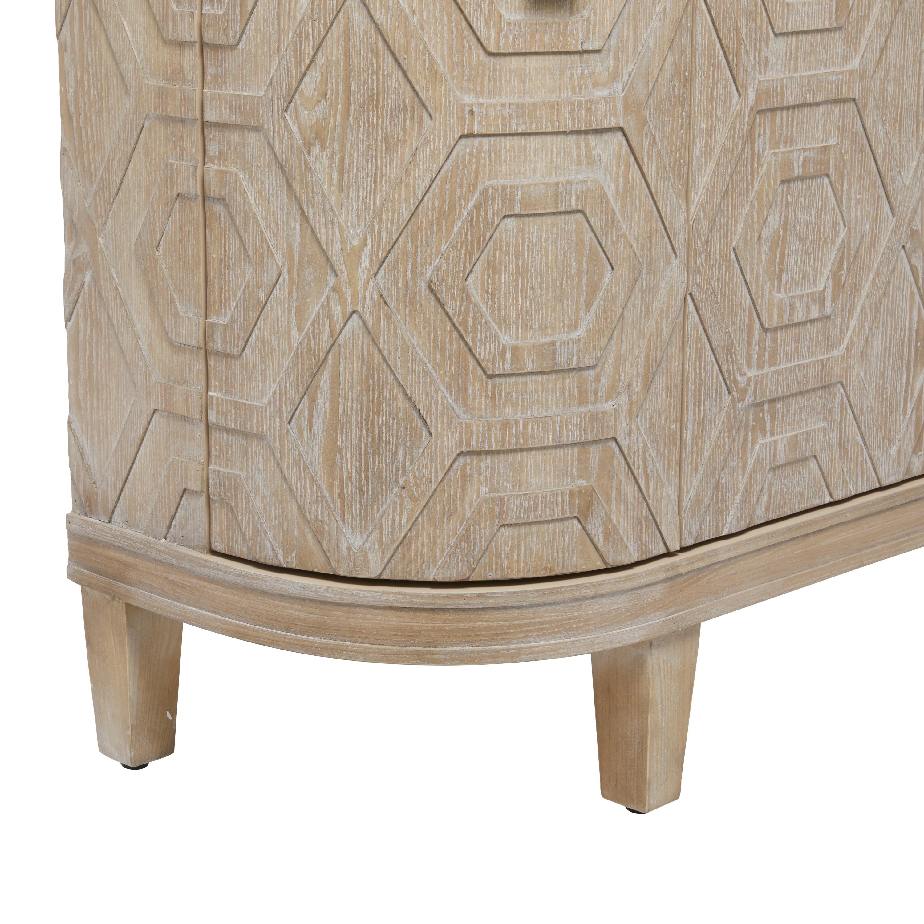 DecMode Wood Traditional Cabinet with a Neutral Palette, 47