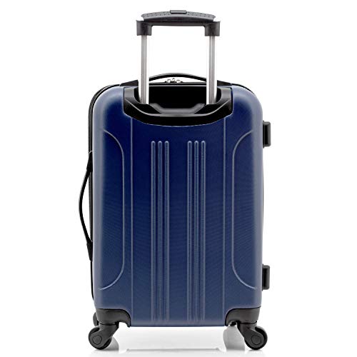 Travelers Club Chicago Hardside Expandable Spinner Luggage, Teal, 20