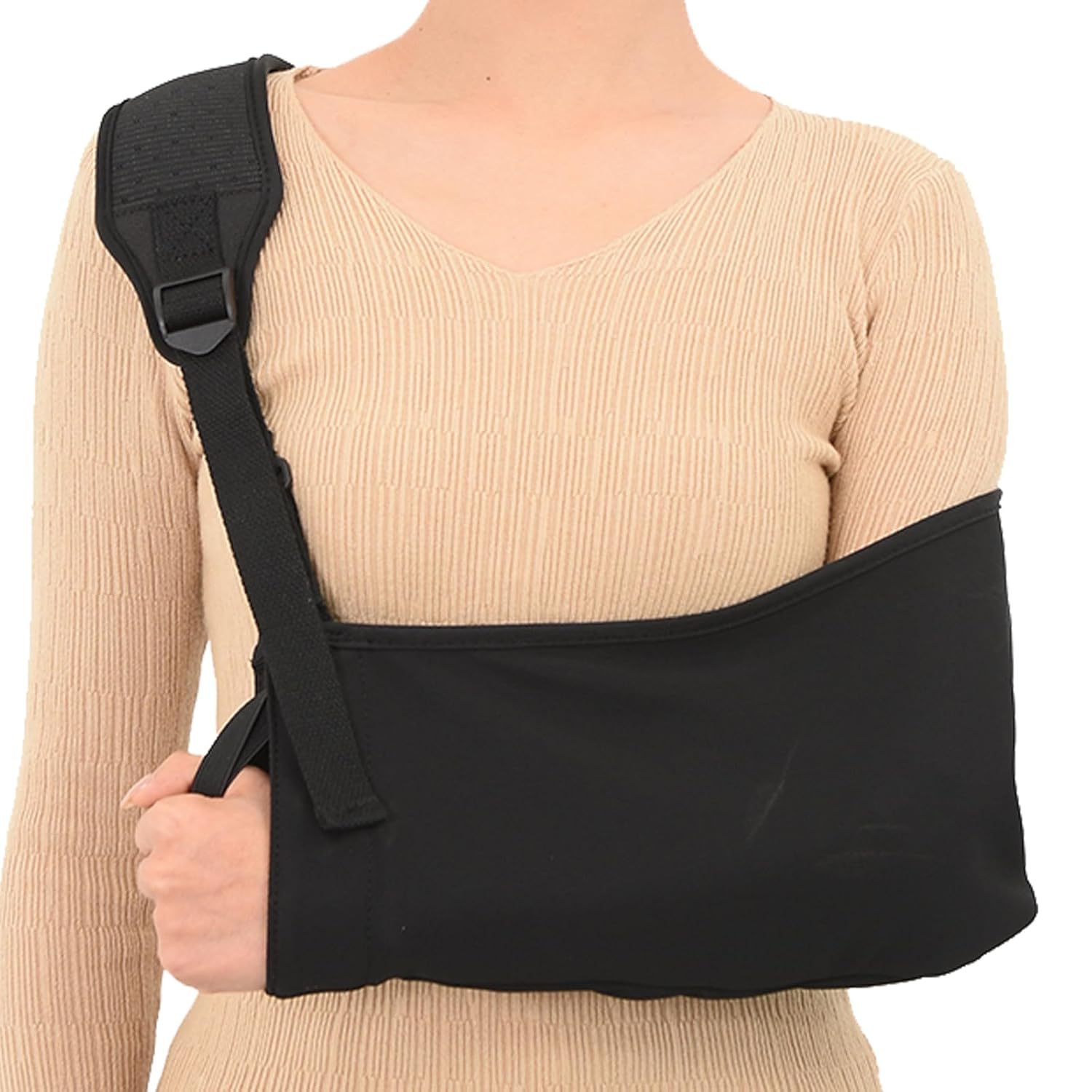 Arm Sling Shoulder Injury Immobilizer,Breathable Rotator Cuff With Shoulder Pad Left and Right Support Torn Brace for Broken Wrist Elbow Man&Women