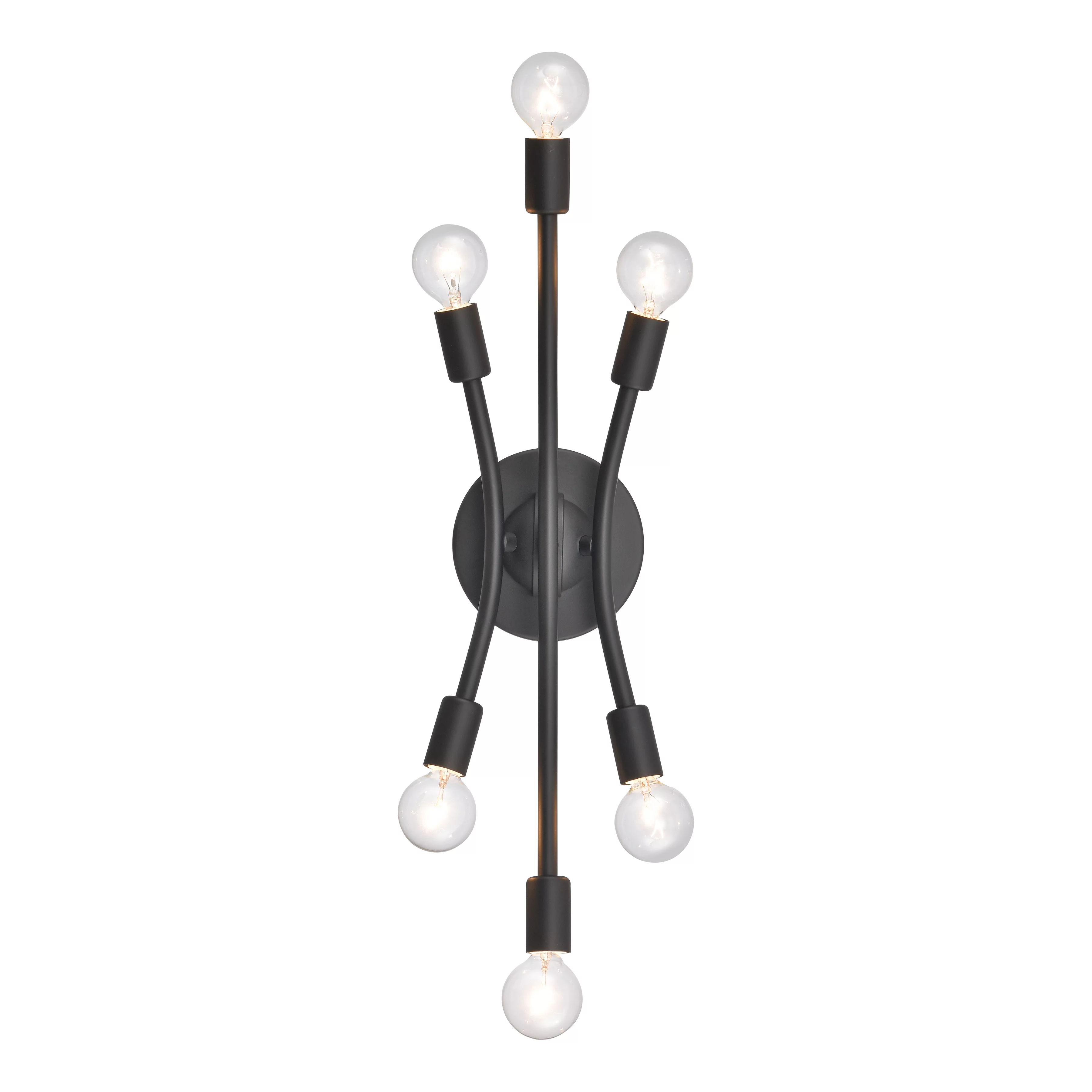 Elk Home 19.75-Inch Wide Xavier Vanity Light, Modern, Matte Black