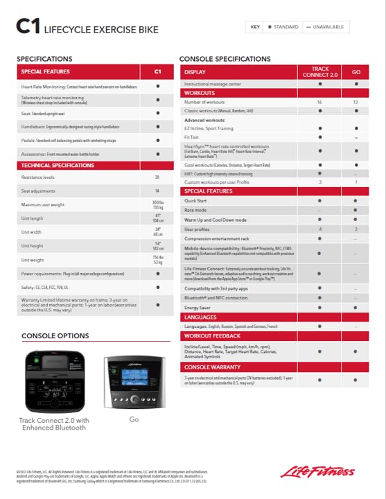 Life Fitness Life Fitness Upright Lifecycle