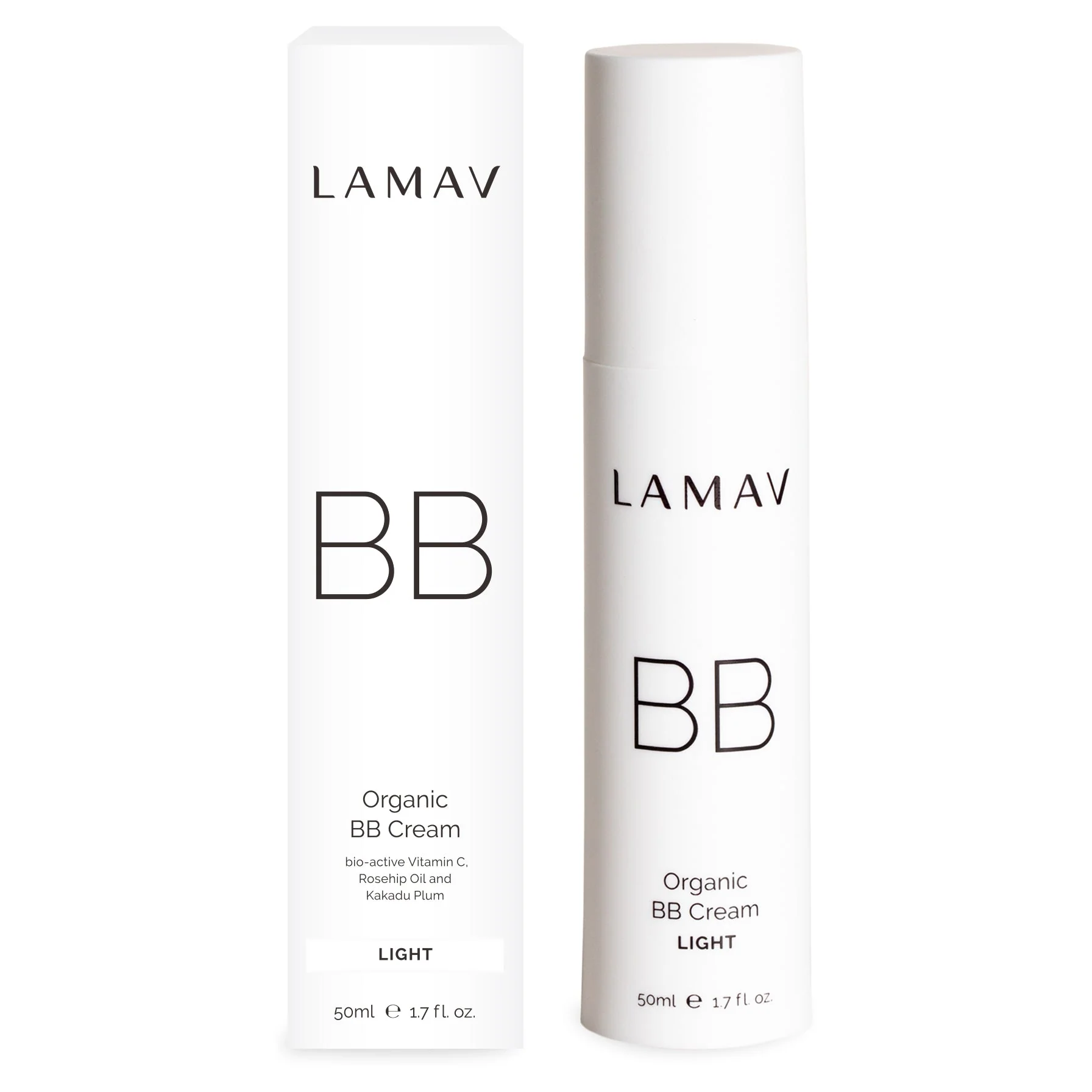 LAMAV Certified Organic BB Cream 50ml - Light