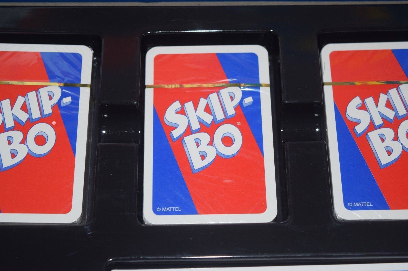 Skip Bo Deluxe Card Game Sequencing 2001 Complete - Silver
