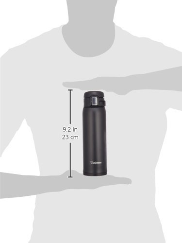 Zojirushi SM-SA60BA Stainless Steel Vacuum Insulated Mug, 1 Count (Pack of 1), Black, 20 oz.