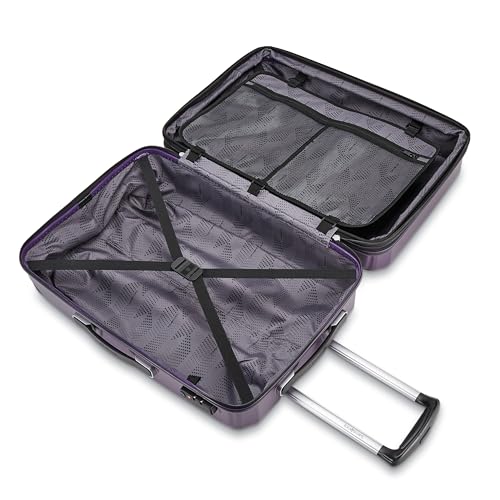 Samsonite Winfield 3 DLX Hardside Expandable Luggage with Spinners, Silver, Carry-On 20-Inch