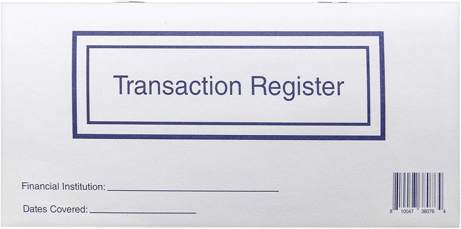 Checkbook Registers for Personal Checkbook, Transactions Ledgers, Pack of 10, 2024-2025-2026