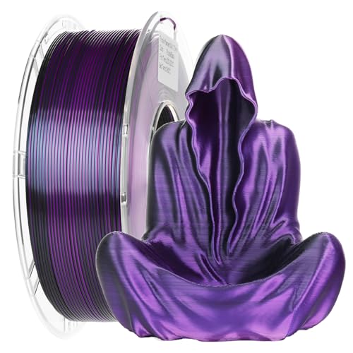 Rainbow 3D PLA Printer Filament 1.75 mm, Matte 3 D PLA Printing Print Filament +/-0.03mm, 1kg/2.2lbs